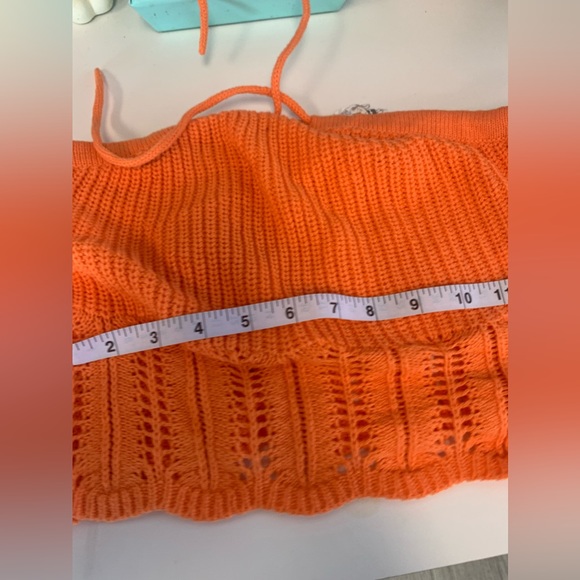 5 for $25- NWT Size Large Jolie and Joy Orange Tank Top - Picture 8 of 10